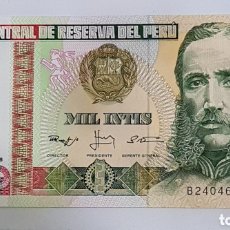 Billetes extranjeros: BILLETE PERU, 1.988, 1.000 INTIS, PLANCHA.. Lote 383373129
