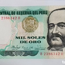 Billetes extranjeros: BILLETE PERU,1.981, 1.000 SOLES, PLANCHA.. Lote 383374184