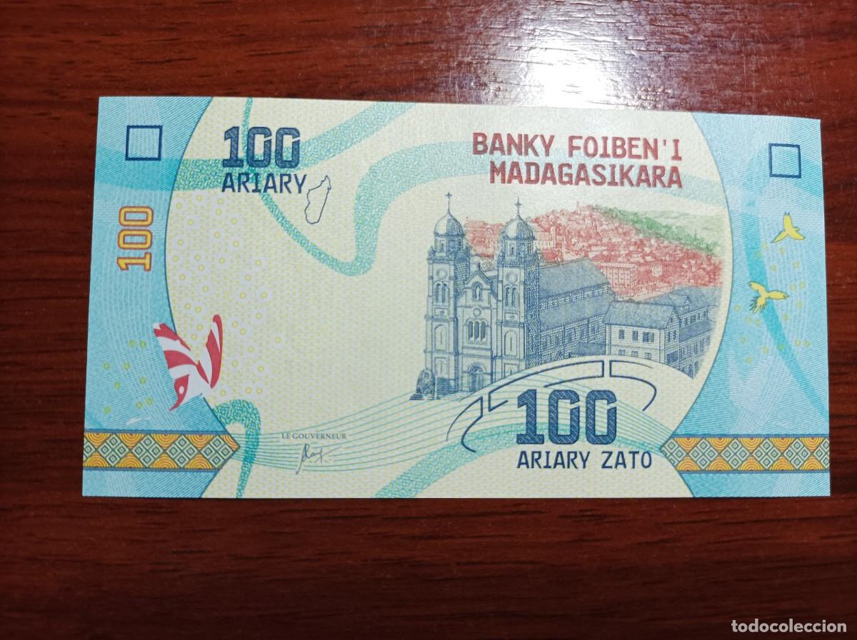 Billetes extranjeros: MADAGASCAR 100 ARIARY 2017 Pick 97 SIN CIRCULAR - Foto 2