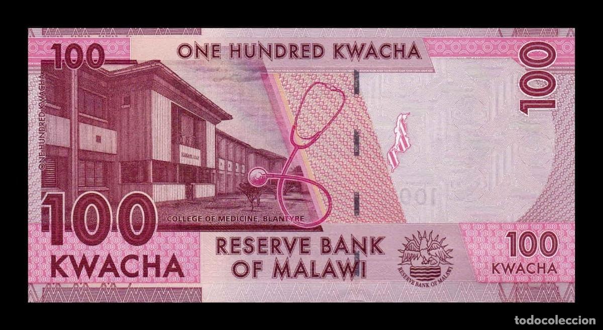 Billetes extranjeros: Malawi 100 Kwacha 2020 Pick 65e Sc Unc - Foto 2