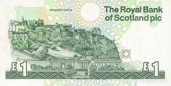 Billetes extranjeros: ESCOCIA 1 POUND 2001 P 35e UNC SC NUEVO - Foto 2