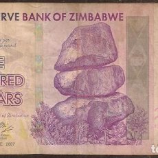 Billetes extranjeros: ZIMBABWE. 500 $ 2007. PICK 70.. Lote 386359654