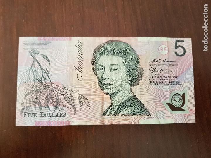 Billetes extranjeros: FIVE DOLLAR- AUSTRALIA - Foto 1