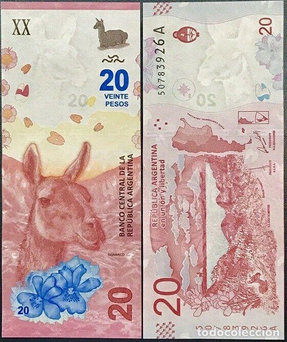 Billetes extranjeros: ARGENTINA - 20 PESOS DE 2017 - SIN CIRCULAR - Foto 1