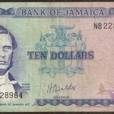 Billetes extranjeros: JAMAICA. 10 $ 1.10. 1979. PICK 67A.