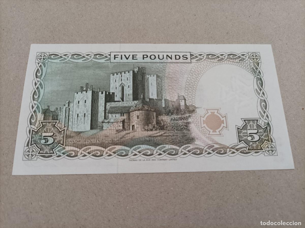 Billetes extranjeros: Billete de la Isla de Man de 5 Libras, UNC - Foto 2