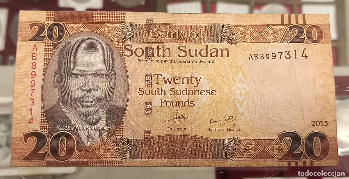 Billetes extranjeros: Sudan del Sur 20 Libras 2015 Pick 13a - Foto 1