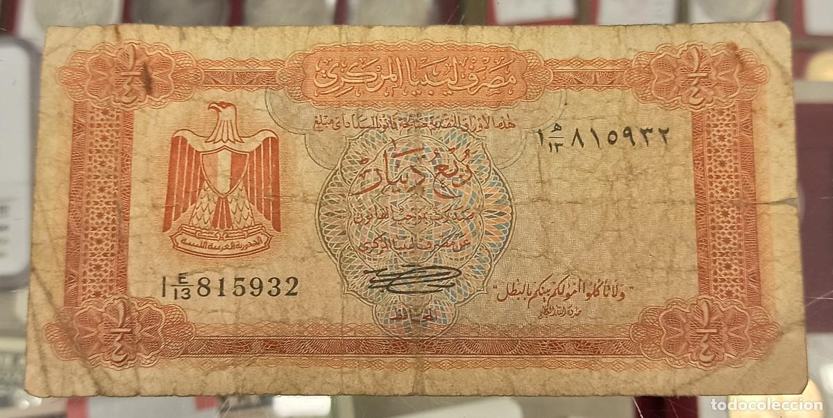Billetes extranjeros: Libia 1/4 Dinar 1972 Pick 33b - Foto 1