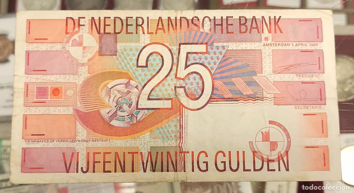 Billetes extranjeros: Holanda 25 Gulden 1989 Pick 100 - Foto 1