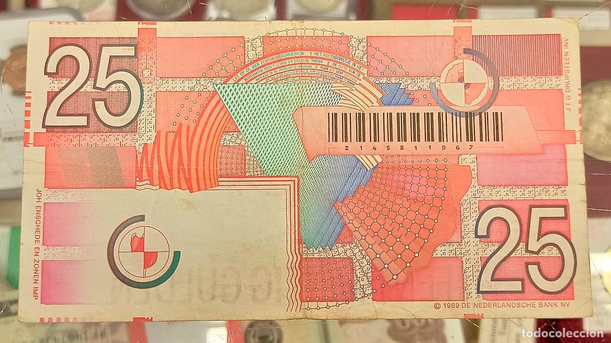 Billetes extranjeros: Holanda 25 Gulden 1989 Pick 100 - Foto 2
