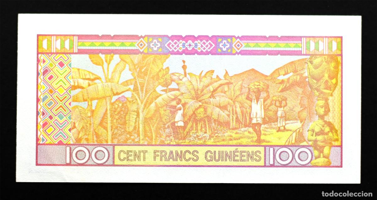 Billetes extranjeros: Guinea - 100 Francos 1960. SC/UNC. - Foto 2