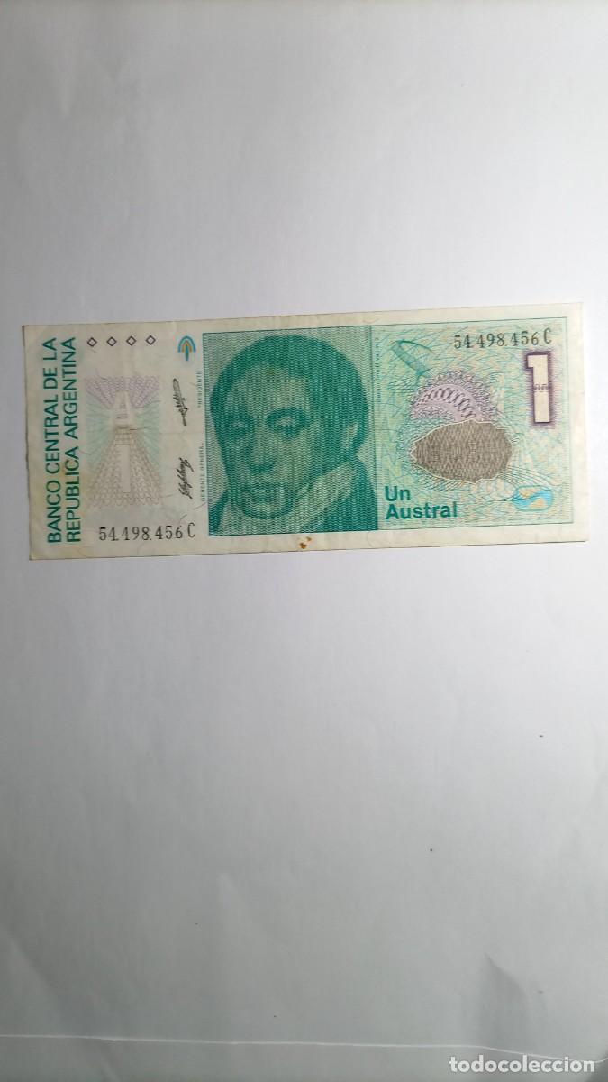 Billetes extranjeros: ARGENTINA - 1 AUSTRAL - P323 - Foto 1