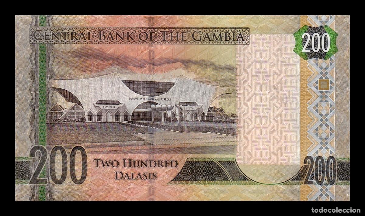 Billetes extranjeros: Gambia 200 Dalasis 2015 Pick 36 Sc Unc - Foto 2