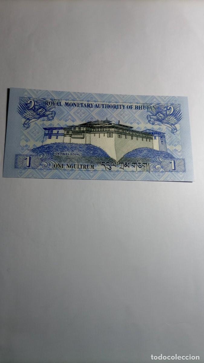 Billetes extranjeros: BHUTAN - 1 NGULTRUM 2006 - P27 - Foto 1