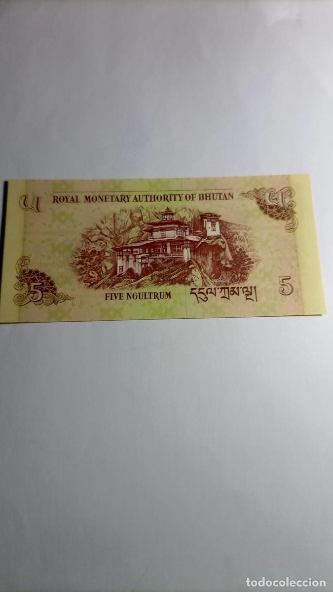 Billetes extranjeros: BHUTAN - 5 NGULTRUM 2006 - P28 - Foto 1