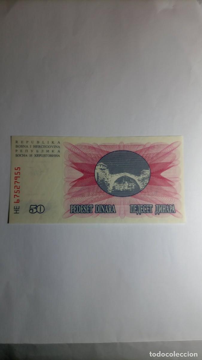 International Banknotes: BOSNIA - 50 DINARA - P12