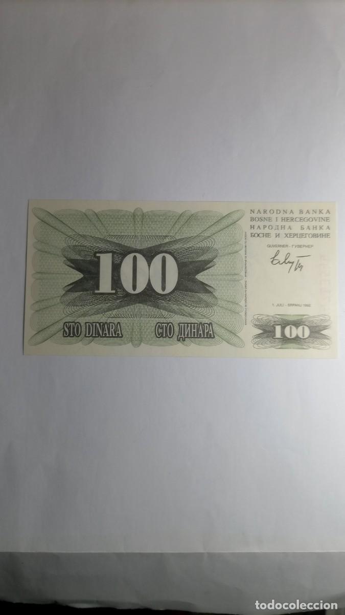 Billetes extranjeros: BOSNIA - 100 DINARA - P13 - Foto 1