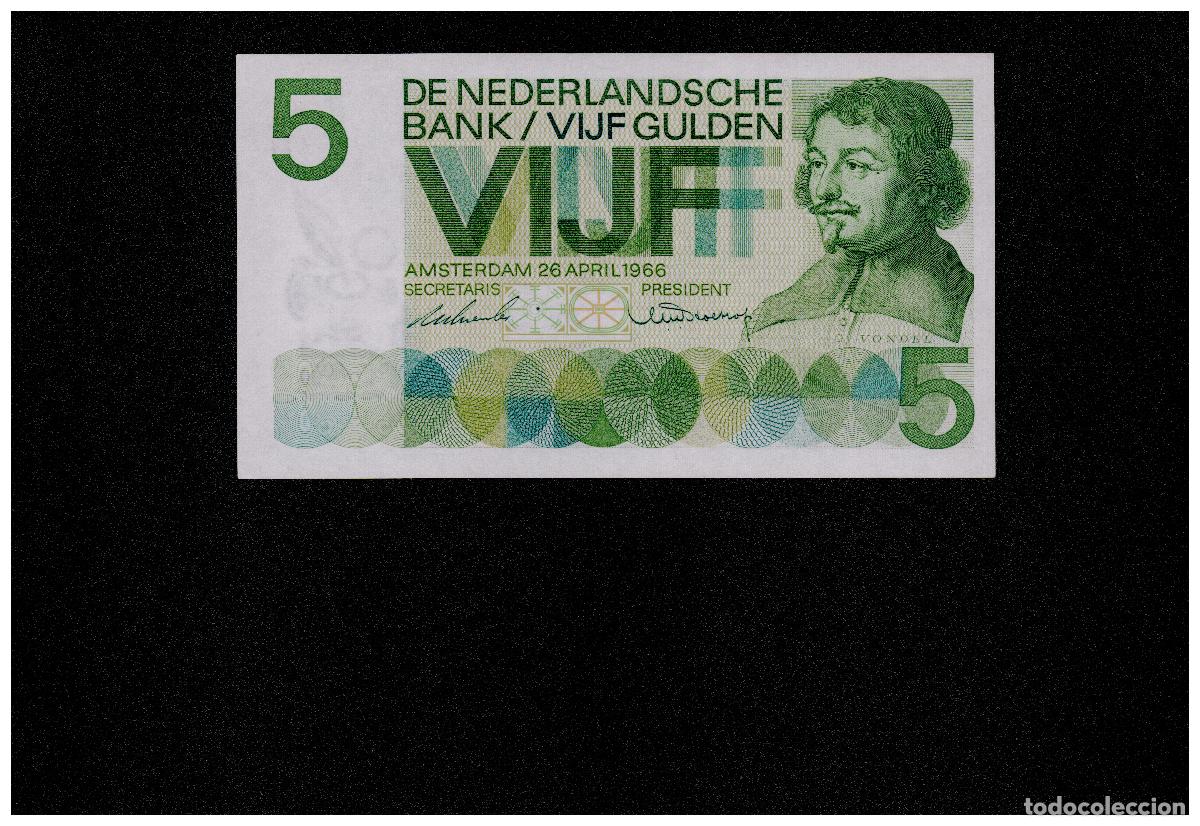 Billetes extranjeros: HOLANDA - 5 GULDEN DE 1966 - SIN CIRCULAR - Foto 1