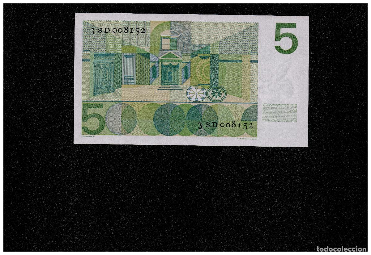 Billetes extranjeros: HOLANDA - 5 GULDEN DE 1966 - SIN CIRCULAR - Foto 2