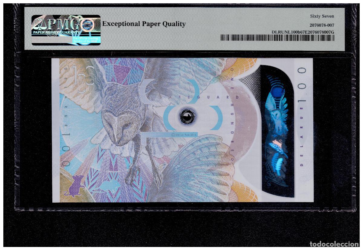 Billetes extranjeros: TEST NOTE - THOMAS DE LA RUE (TDLR) - 2016 - 100 UNITS - PMG 67 EPQ - Foto 2