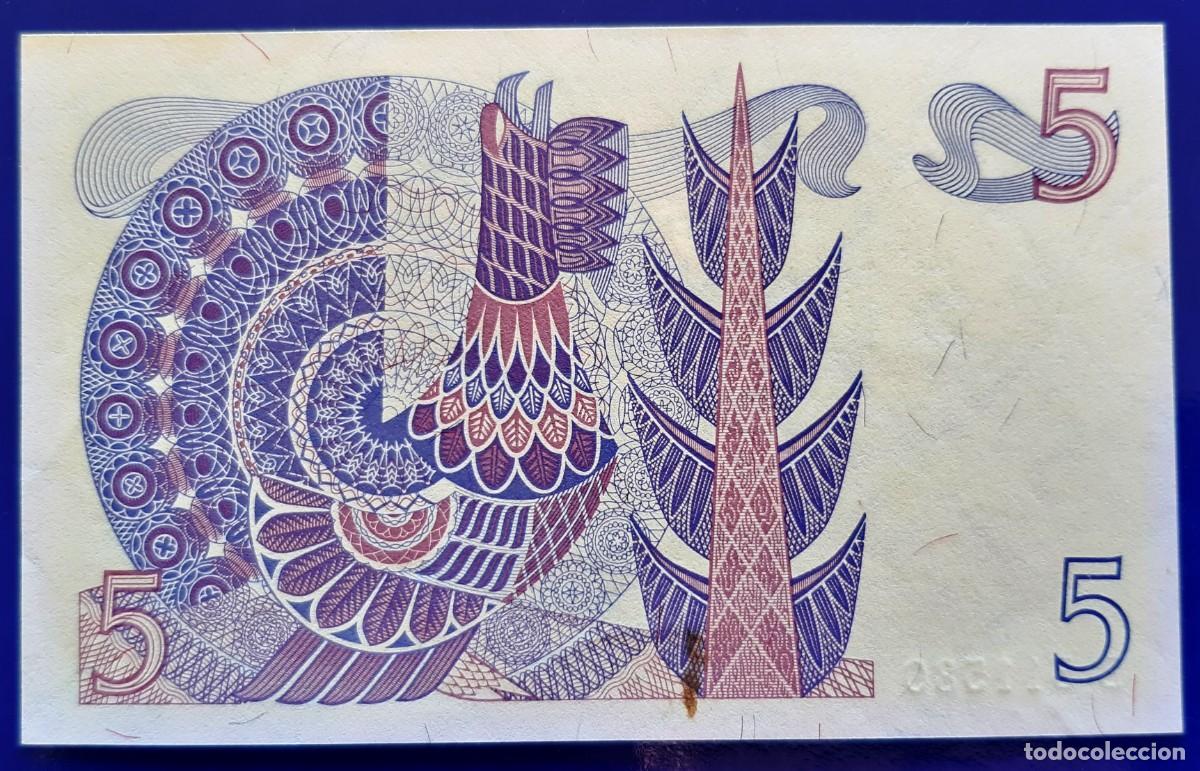 Billetes extranjeros: SUECIA 5 KRONOR DE 1981 P-51d S/C - Foto 2