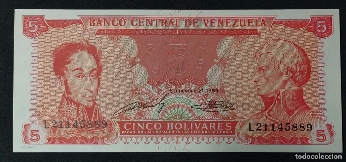 Billetes extranjeros: 2 BILLETES DE VENEZUELA 1989- 1992 - Foto 1