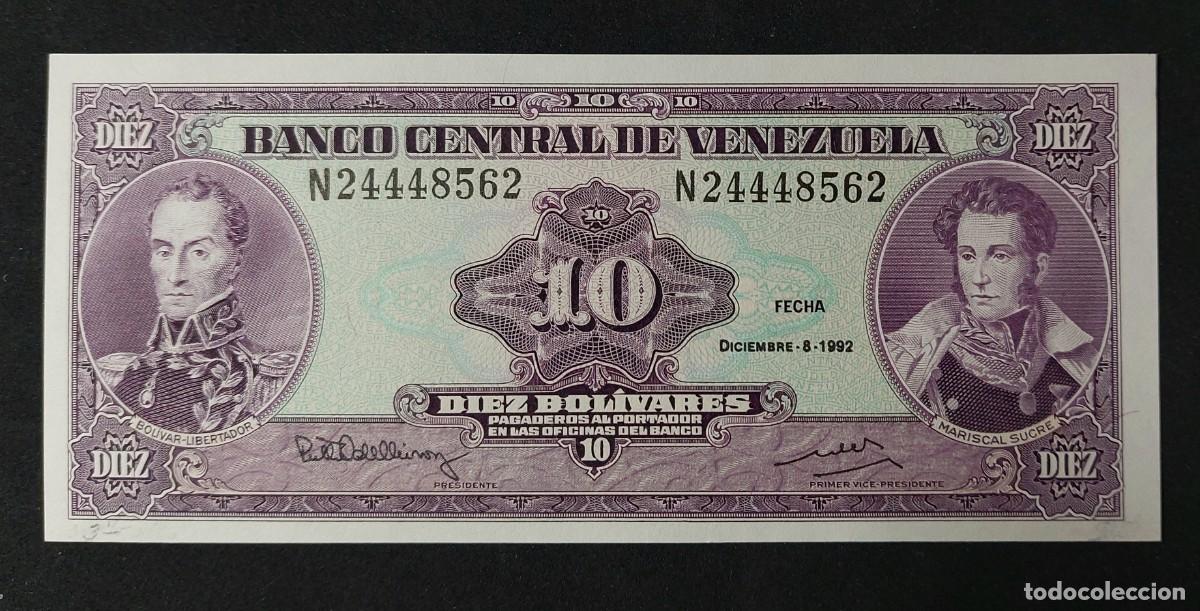 Billetes extranjeros: 2 BILLETES DE VENEZUELA 1989- 1992 - Foto 2