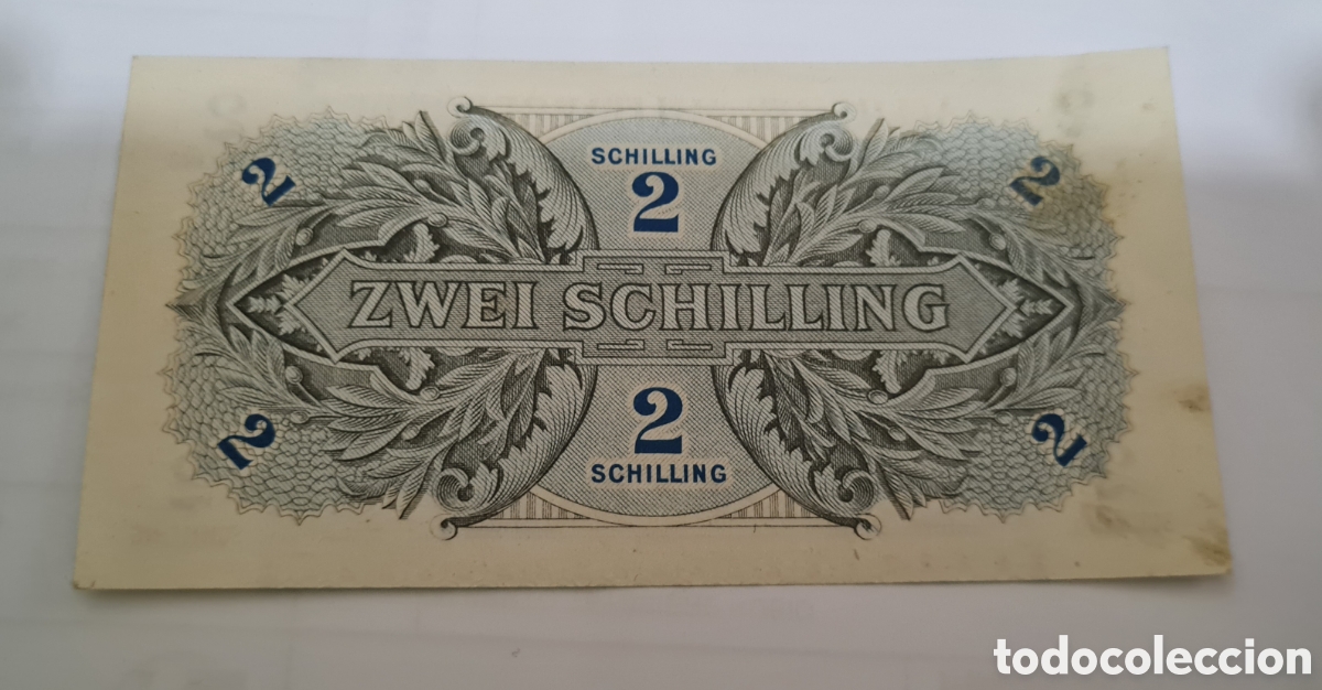 Billetes extranjeros: Billete Austria,1.944, 2 Schilling,MBC++ - Foto 2