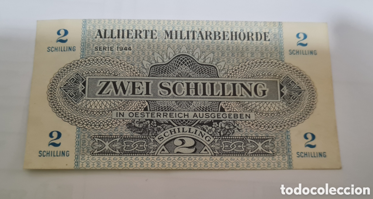 Billetes extranjeros: Billete Austria,1.944, 2 Schilling,MBC++ - Foto 1
