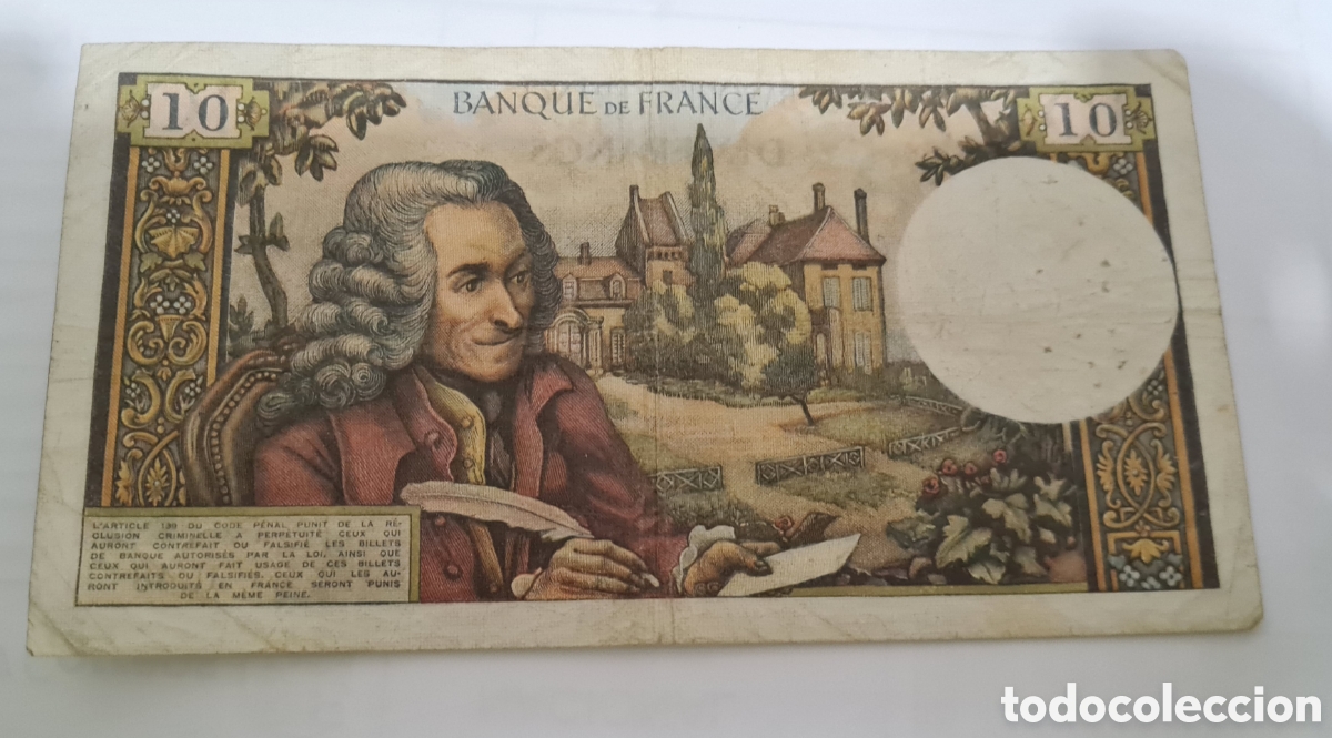 Billetes extranjeros: Billete Francia, 1.963,BC++ - Foto 2