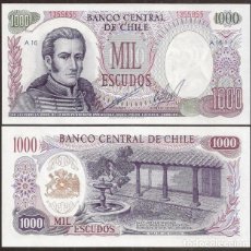 Billetes extranjeros: CHILE. 1000 ESCUDOS S/F(1967-1976). PICK 146. S/C