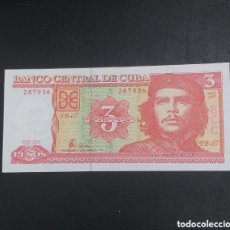 Billetes extranjeros: /CUBA 3 PESOS 2005. Lote 391551369