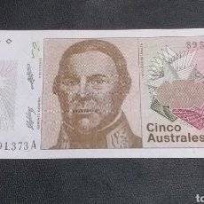 Billetes extranjeros: /ARGENTINA 5 AUSTRAL. Lote 391568624