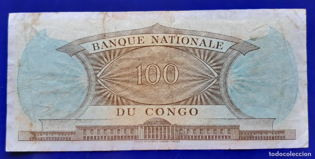Billetes extranjeros: CONGO 100 FRANCOS DE 1964 P-6a SIN CANCELAR - Foto 2