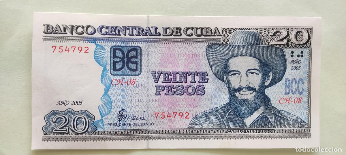 Billetes extranjeros: Cuba-20 pesos-2005 - Foto 1