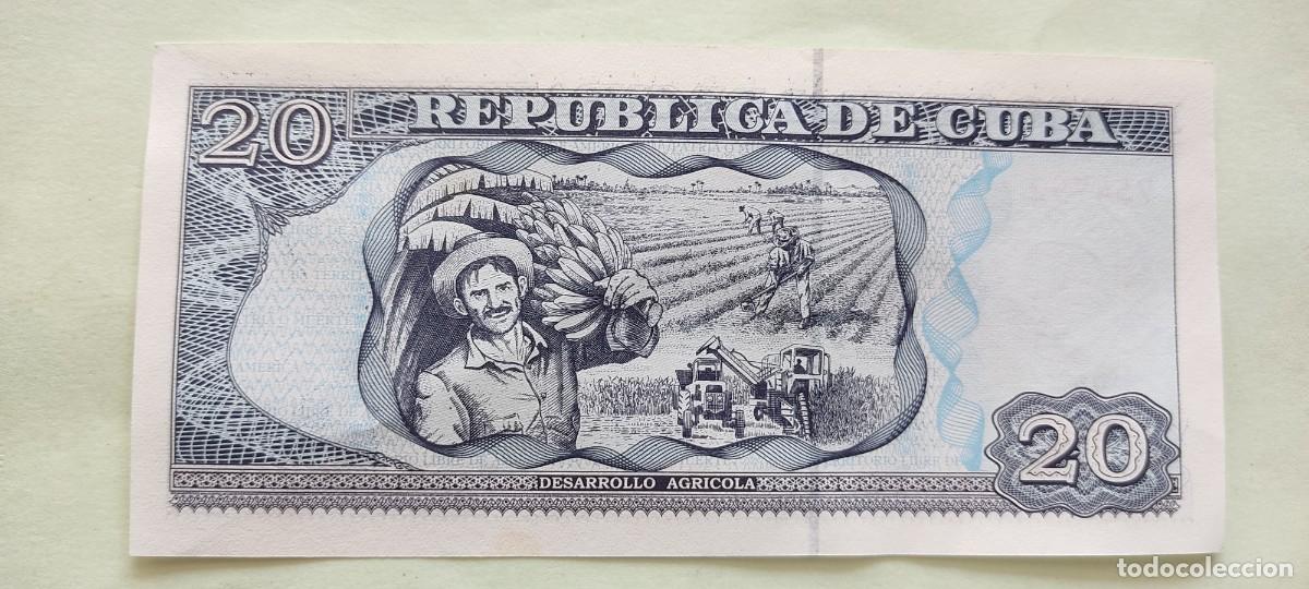 Billetes extranjeros: Cuba-20 pesos-2005 - Foto 2