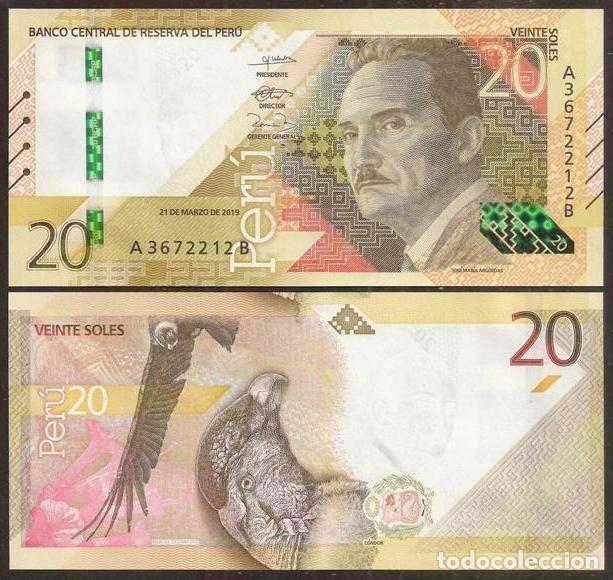 Billetes extranjeros: PERU. 20 soles 2019 (2021). S/C. - Foto 1