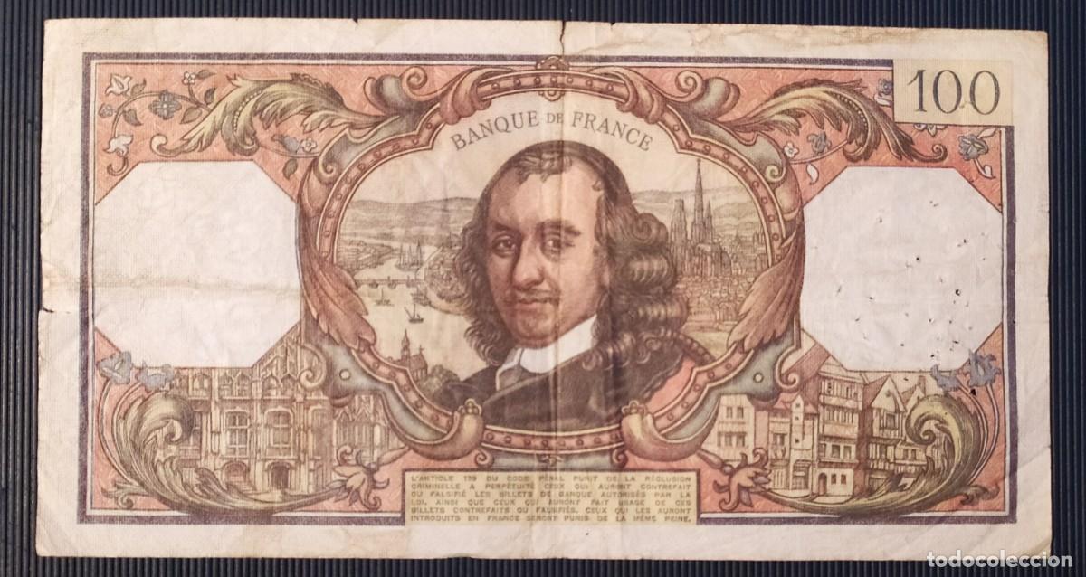 Billetes extranjeros: Francia 100 francos 1972 pick 149D BC+ - Foto 2