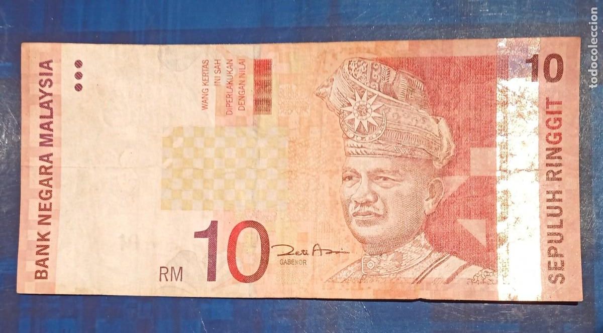 Billetes extranjeros: MALASIA MALASYA - 10 RINGGIT ( 2001 )HX7209672 MBC- - Foto 1