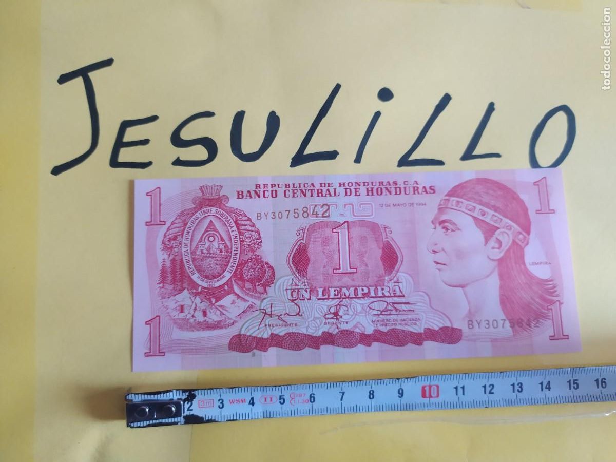 Billetes extranjeros: BILLETE EXTRANJERO HONDURAS - Foto 1