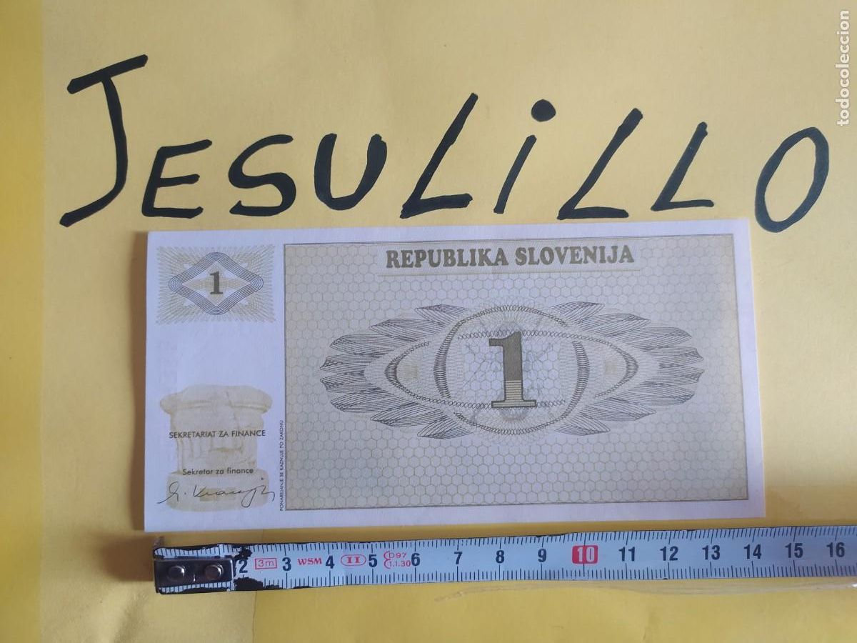 Billetes extranjeros: BILLETE EXTRANJERO ESLOVENIA - Foto 1