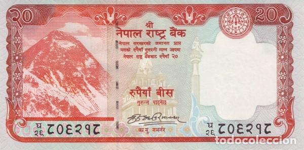Billetes extranjeros: NEPAL 20 RUPEES P 62a 2009 UNC SC NUEVO - Foto 1