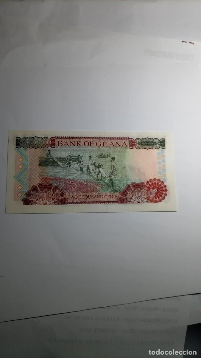 Billetes extranjeros: GHANA - 2000 CEDIS 2002 - P33g - Foto 2