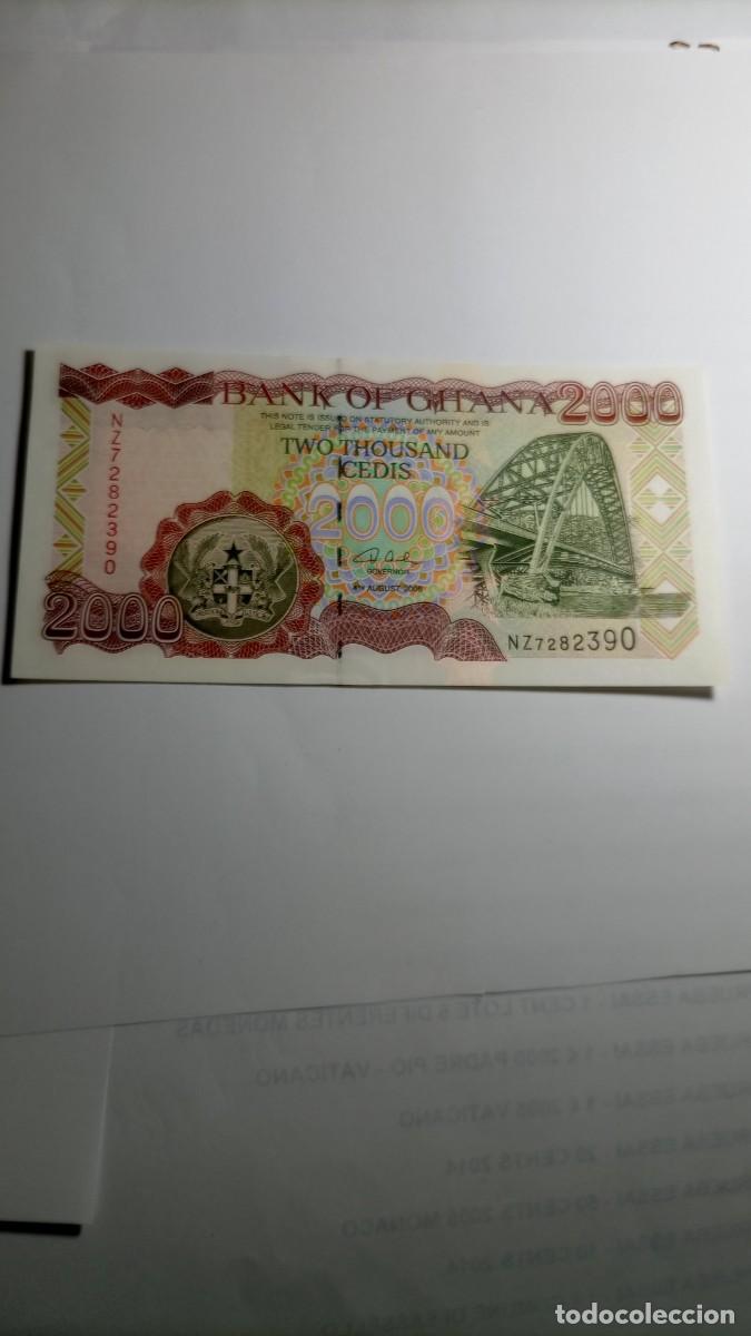 Billetes extranjeros: GHANA - 2000 CEDIS 2006 - P33i - Foto 1