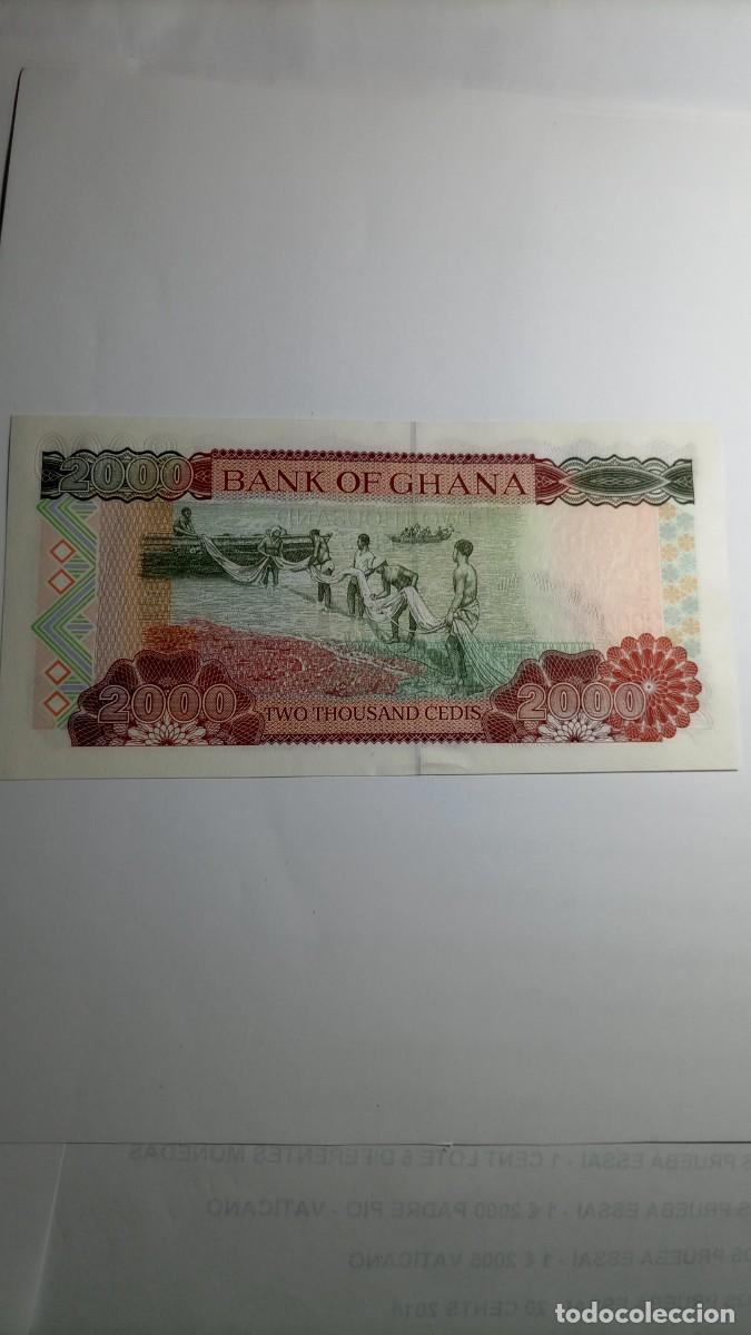 Billetes extranjeros: GHANA - 2000 CEDIS 2006 - P33i - Foto 2