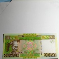 Billetes extranjeros: GUINEA - 500 FRANCS 2006 - P39. Lote 393330699