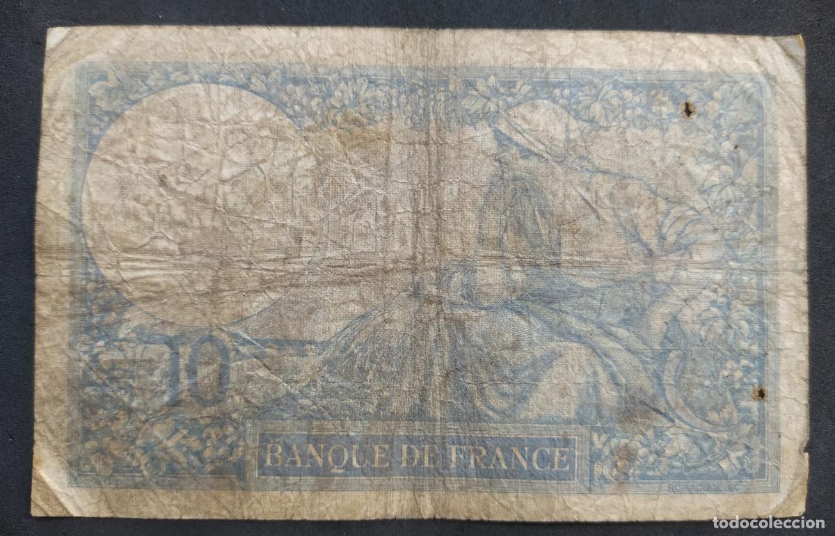 Billetes extranjeros: Francia 10 francos 1939 pick 84 (BC) - Foto 2