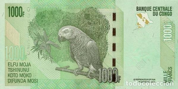 Billetes extranjeros: CONGO 1000 FRANCS 2013 P 101b UNC SC NUEVO - Foto 2