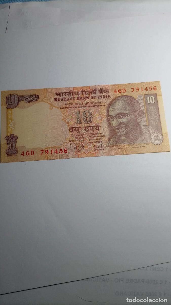 Billetes extranjeros: INDIA - 10 RUPIA - P89 - Foto 1