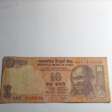 Billetes extranjeros: INDIA - 10 RUPIA - P89. Lote 393389039